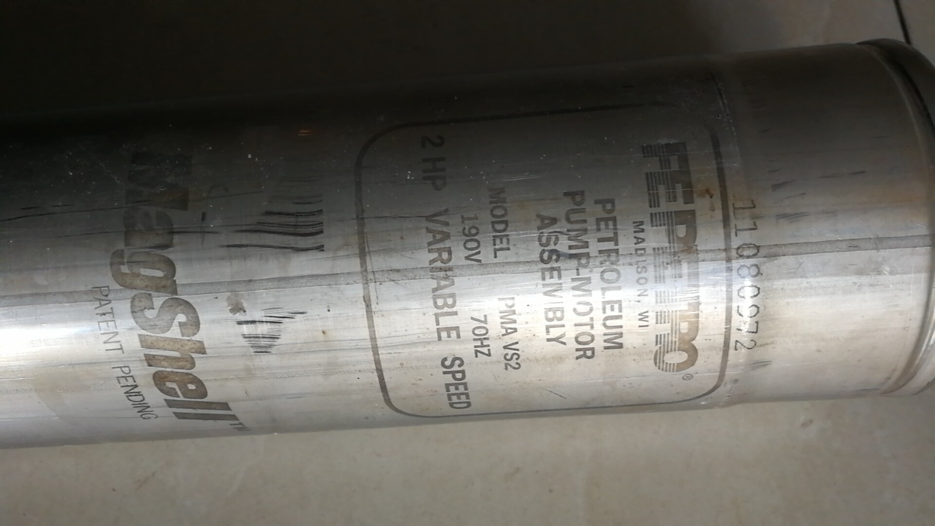 2HP Blue Jacket Frequency Conversion Submersible Pump Motor components 2 Frequency Conversion Submersible Pumps