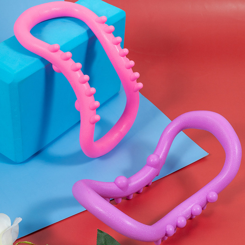 Prickly massage yoga ring shoulder opening artifact fitness ring open back environmental protection tasteless magic circle thickened fascia stretch ring