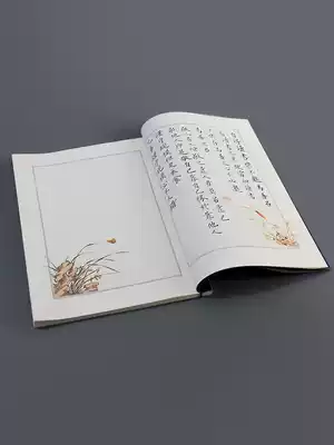 Ziyunzhuang pen hard pen calligraphy work paper album page antique Chinese style book copy scribe letterhead line book 505