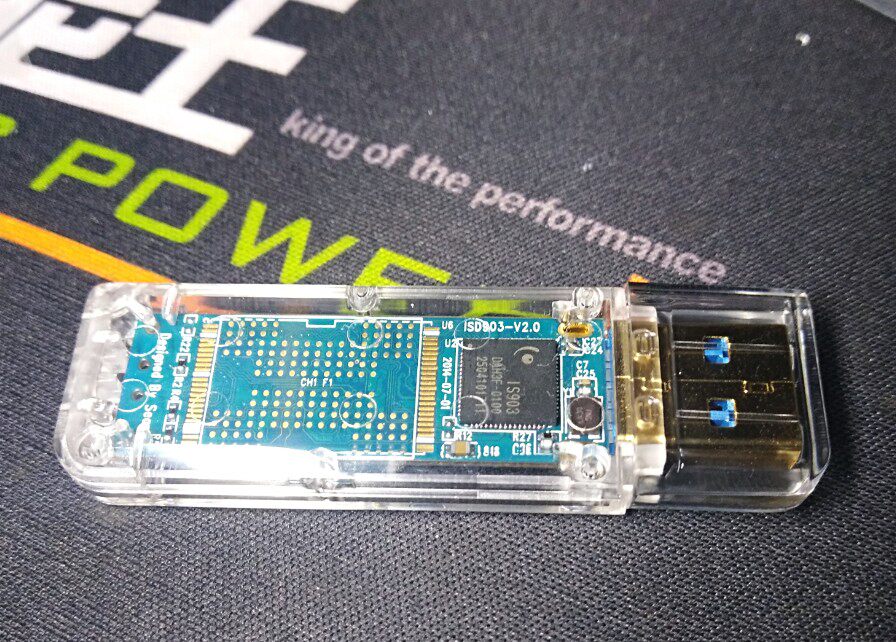 Transparent case DIYUSB flash drive case Metal non-drop cover (with write protection switch button)