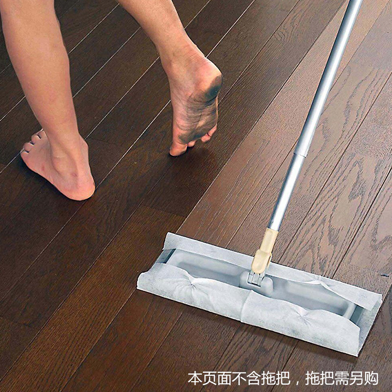 Japan Lec Wood Floor Wet Wipes Mounted Flat Electrostatic Mop