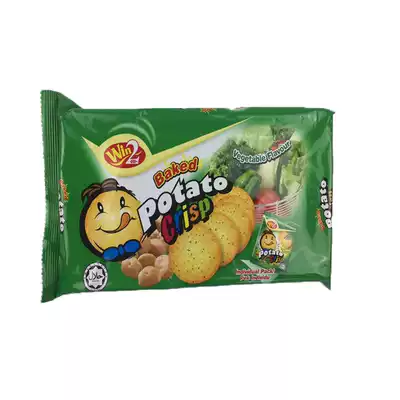 Malaysia imported snack snack food Win2 win vegetable flavor crackers 120g