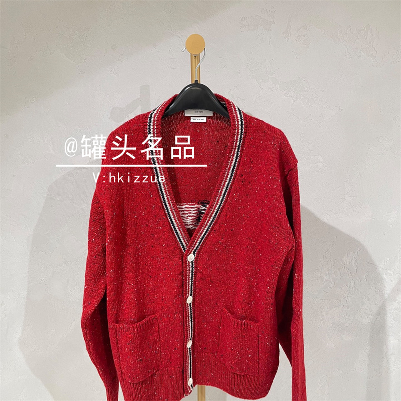 Thom Browne/Tom Brown Men's New Knit Cardigan Mkc647Ay1506