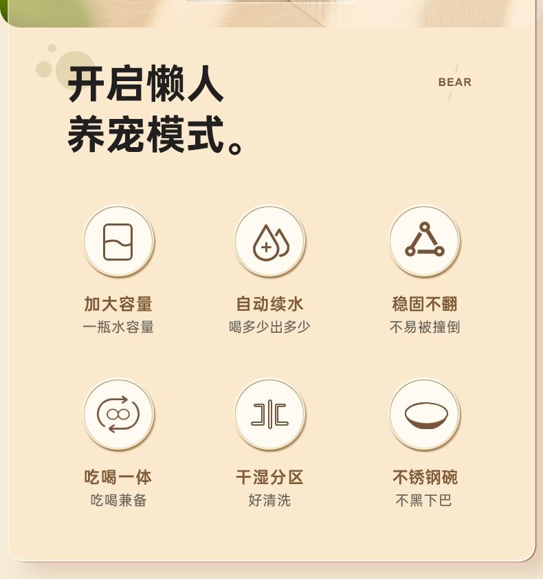 图片[3] - 猫咪喂食器喂水碗水粮一体二合一式宠物猫碗宠物用品 - 语梦星球