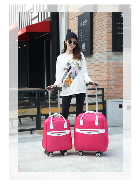 Mới bánh xe phổ biến dây đeo vai túi sinh viên túi du lịch túi duffel công suất lớn túi du lịch - Túi du lịch