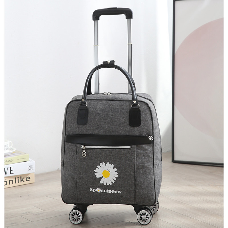 Internet Celebrity Backpack Travel Bag, Trendy, Waterproof, Lightweight, Large-Capacity Luggage Bag for Male and Female Students, Korean Style Trolley Travel Bag