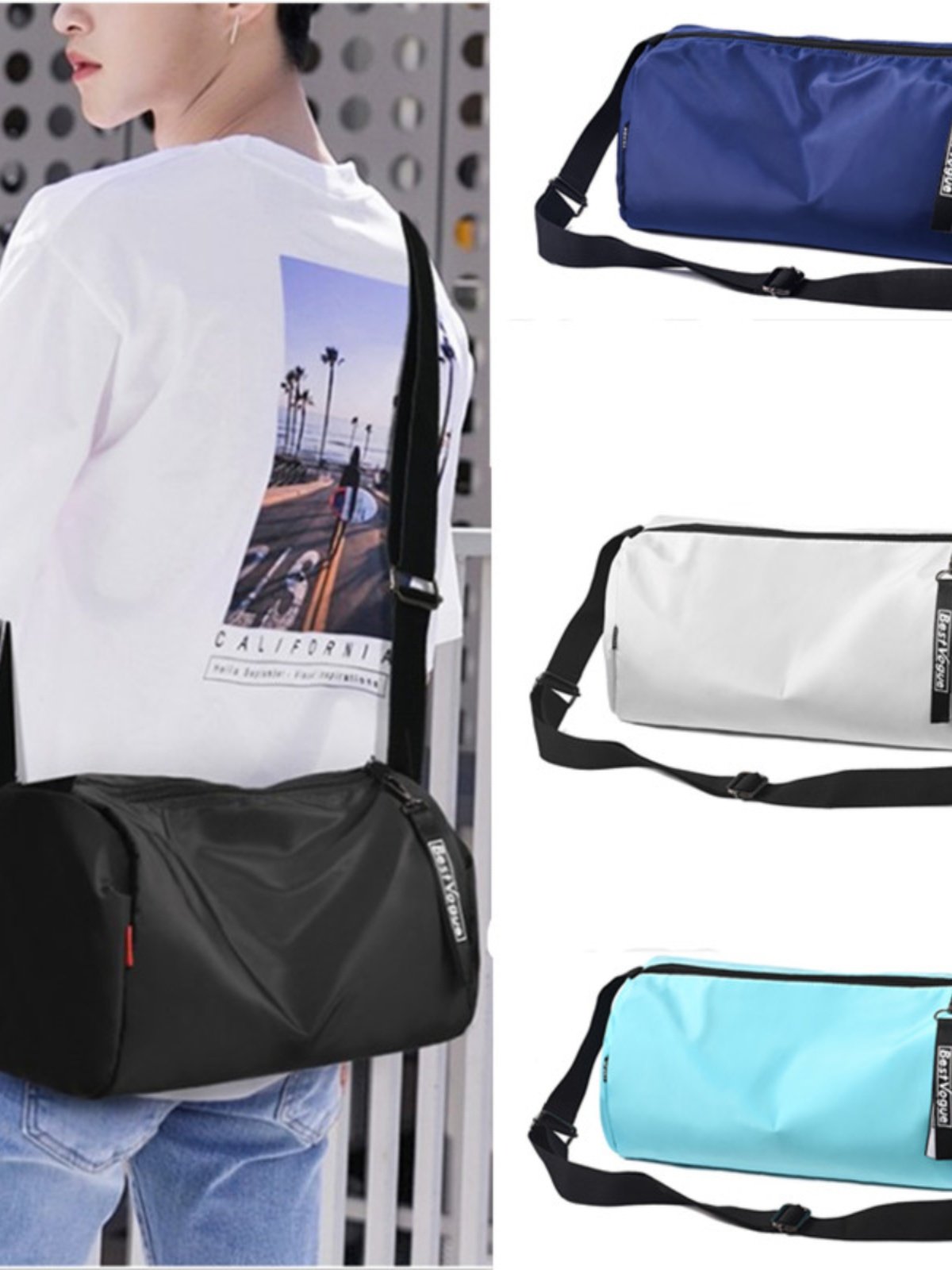 Trendy Casual Crossbody Bag for Travel, Single Shoulder Bag for Men, Korean Style Messenger Bag, Simple Travel Bag, Women's Bag, Crossbody Bag for Men