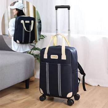 Detachable Lightweight Travel Bag, Travel Trolley Bag, Unisex School Bag, Casual Detachable Wheeled Backpack Bag