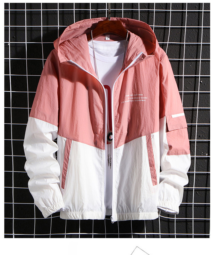 Skin Jacket Men 2021 New Summer Korean-style casual wear jacket Spring and Summer thin jacket breathable skin clothing pic 8