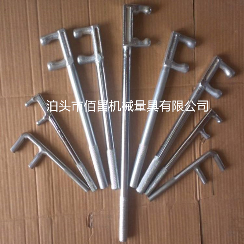 Anti - slip F wrench 2DF200mm - 1200mm anti - slip chromium plated F - type valve hook wrench
