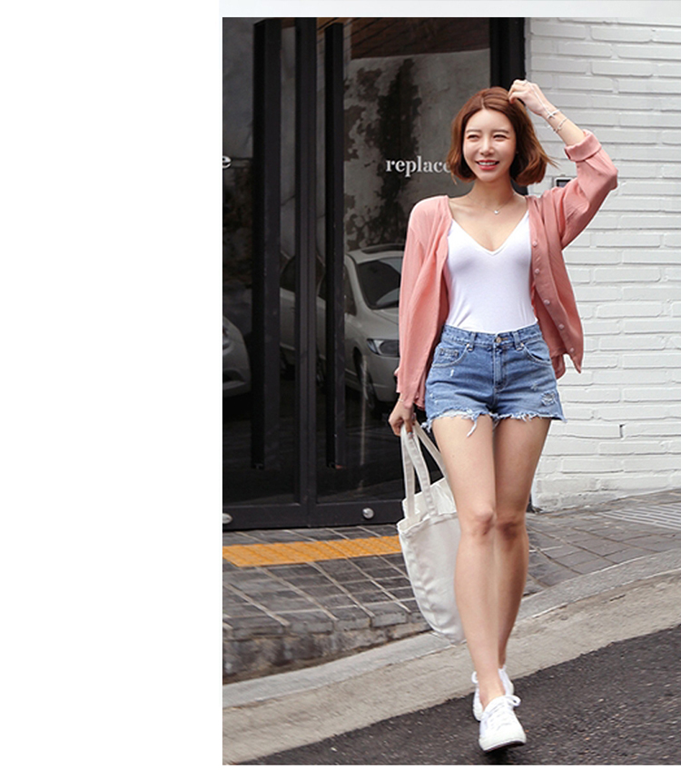 Yingke người mùa hè đơn giản màu sắc rắn modal thoải mái áo vest cắt thấp thời trang gợi cảm cỡ lớn quần áo của phụ nữ - Cộng với kích thước quần áo quần áo nữ mùa hè đẹp