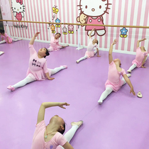 Home Dance Ground Rubber Practice Mat 5mm Thickness PVC Ground Glue Environmentally Friendly Wear Dancing Dance Room Special Floor Glue