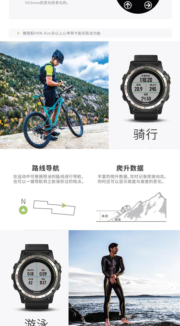 GARMIN Garmin D2 Charlie nhịp tim GPS điều hướng đa chức năng ngoài trời đồng hồ thể thao chống nước - Giao tiếp / Điều hướng / Đồng hồ ngoài trời đồng hồ casio nữ