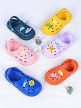 FANTURE childrens slippers summer sandals and slippers girls hole shoes 1-3 years old non-slip infant children beach shoes