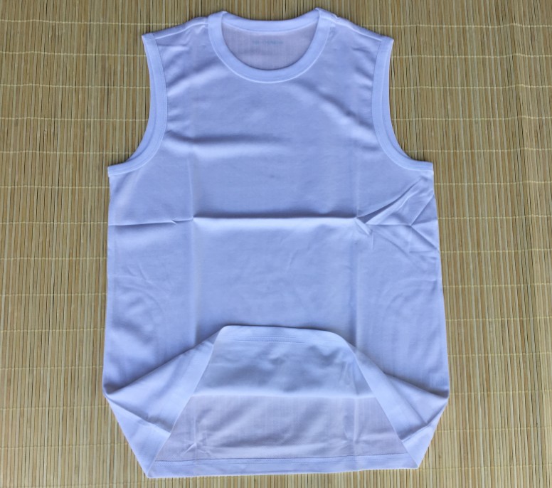 Sleeveless T-Shirt White Vest Fitness Wear Outdoor Vest Casual Vest