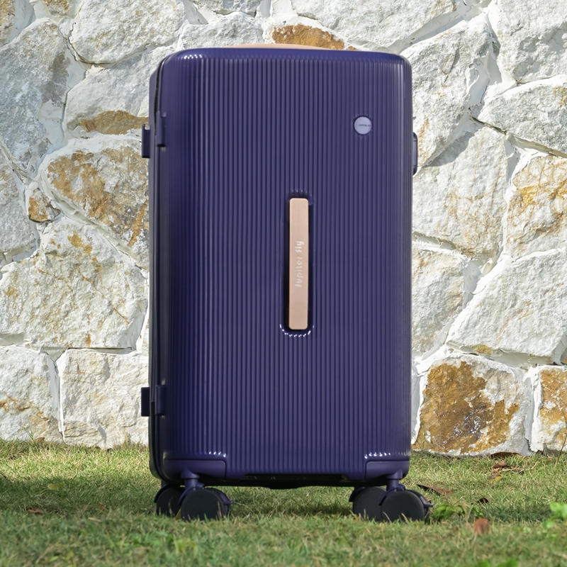 Pure Pc Luggage, Chubby Suitcase, Enlarged Zipper, Customs Code Lock, Travel Suitcase, Universal Wheels, Trendy Suitcase