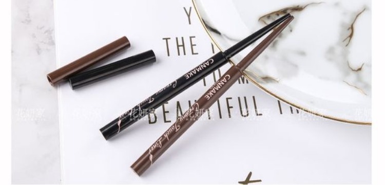 Canmake / mỏ lĩnh vực bút kẻ mắt rất mịn bút khô nhanh chống thấm nước và mồ hôi không tẩy trắng kéo dài không nở hoa ban đầu kẻ mắt