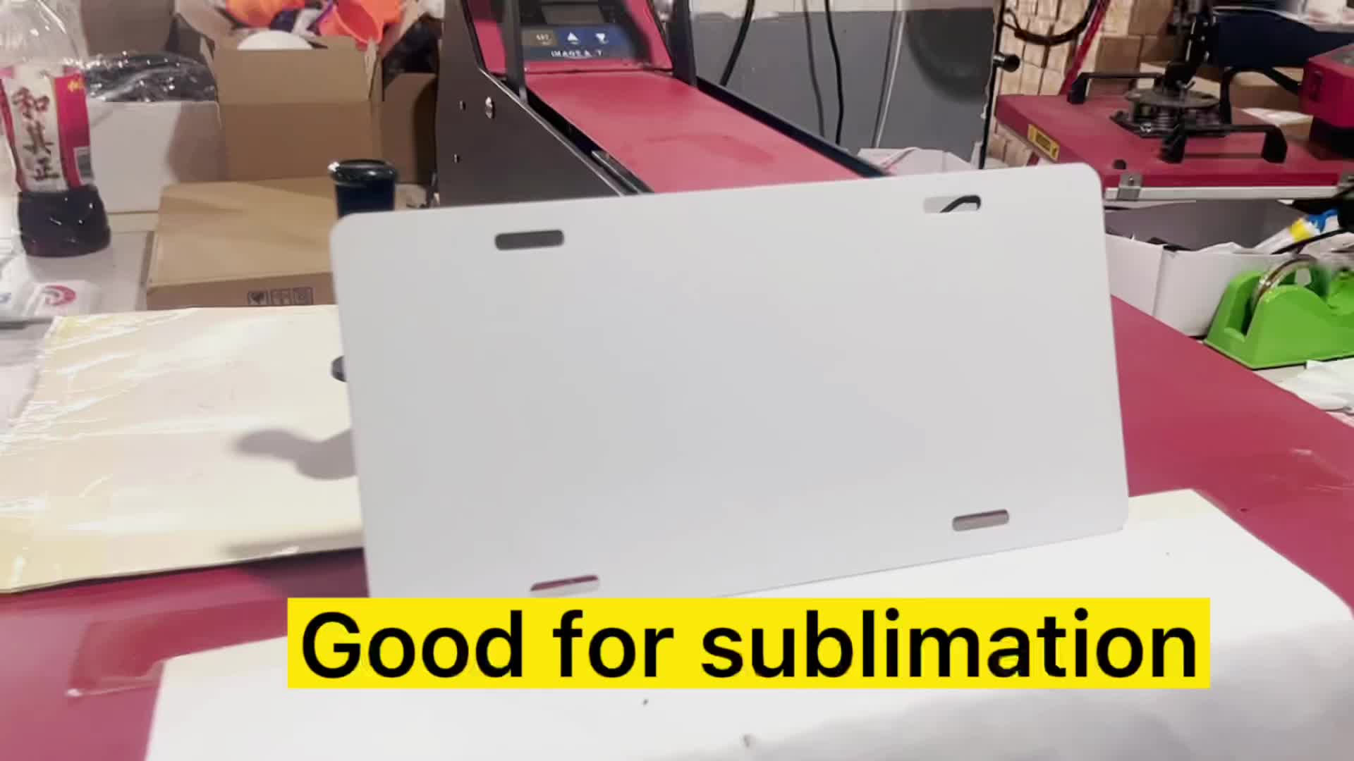 Us Warehouse Sublimation License Plate Blank 12''x 6''x 0.25