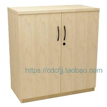 Sichuan Chengdu plate office furniture modern document bookcase Information cabinet flat open push-pull two-door low cabinet customization
