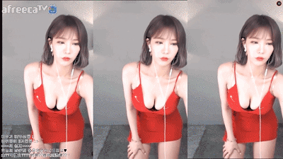 喜闻乐见的韩国女主播BJ冬天(winter)07:晃动的巨胸,女神的核武