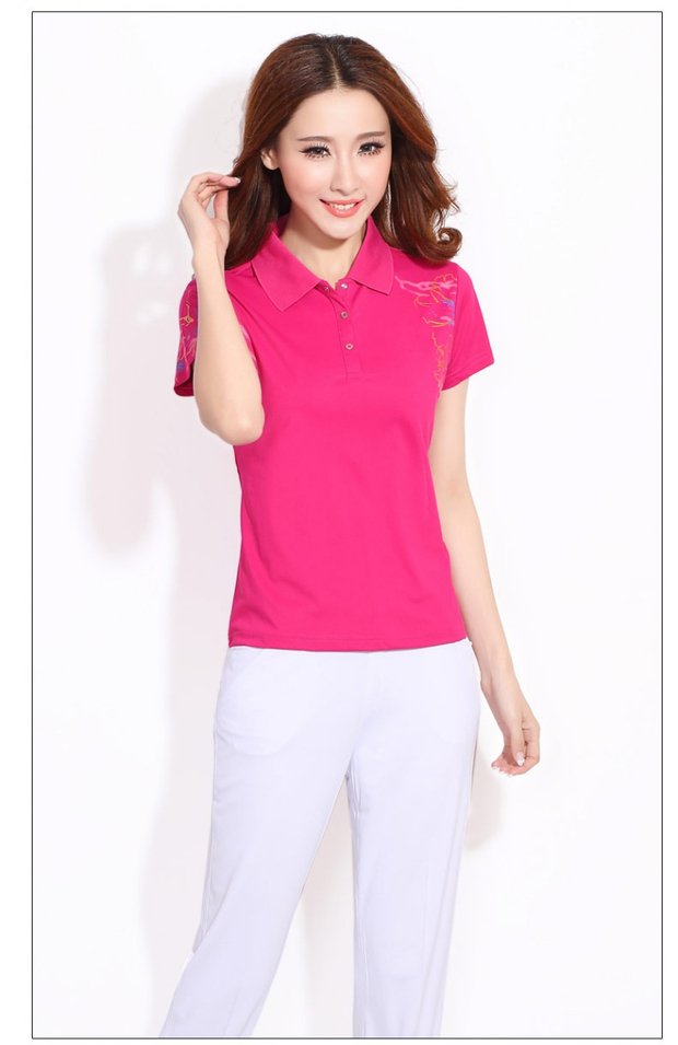 Mùa hè trung niên XL thể thao quần short nữ tay áo ngắn tay cắt quần tây quần thường mặc quần áo công sở - Thể thao sau áo thể thao adidas