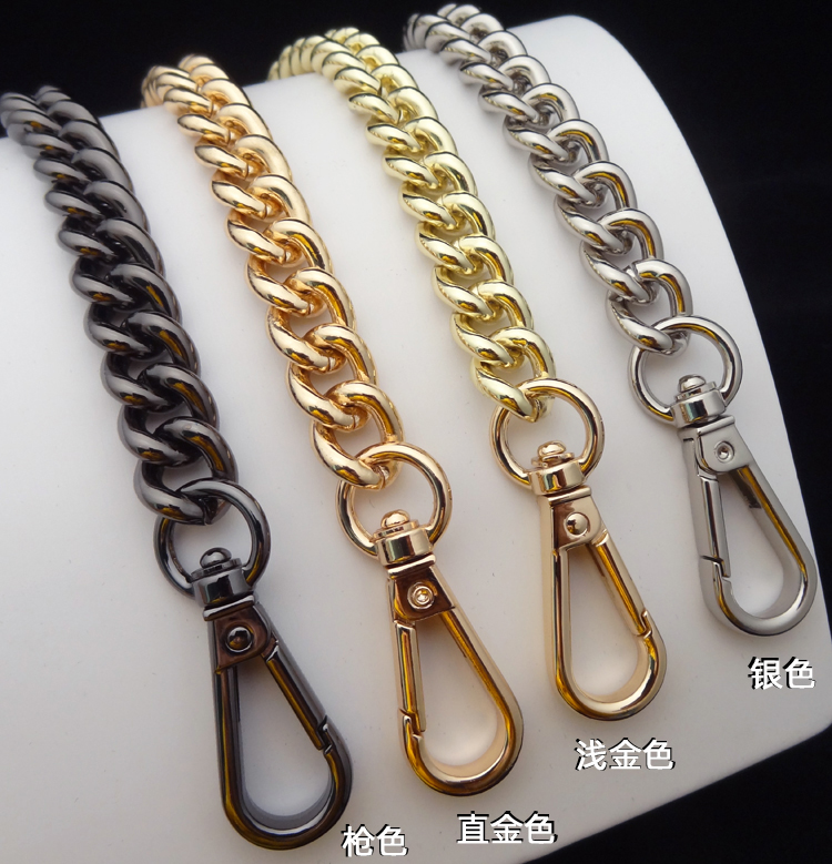 Package accessories chain can be removed from the rough chain single shoulder strand strand single bought with metal chain high-end shoulder band