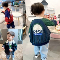 Quality style ~ exquisite embroidery 2021 autumn boys foreign style baseball jacket baby spring and autumn zipper windbreaker
