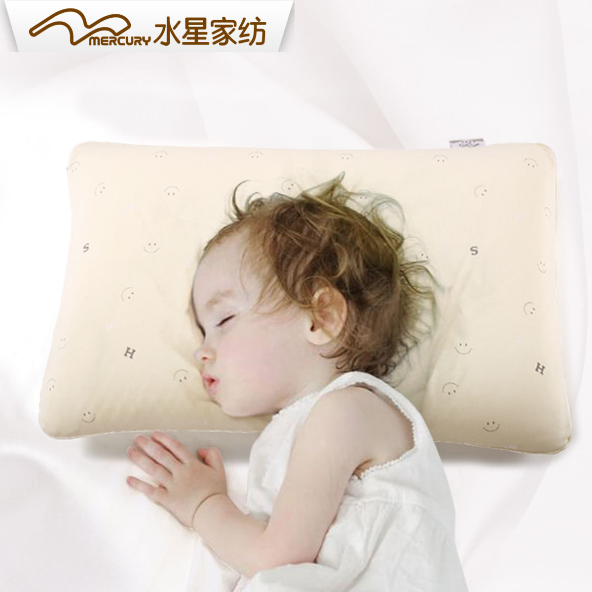 (Live Exclusive) Water Star Children full cotton Kin Care Styling Pillow 1-3-6-10 Year Round Pillow Comfort Pillow Core