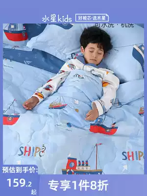 Mercury Home Textile Cotton antibacterial summer quilt children summer thin quilt air conditioning can be washed 2021 new small sea boat