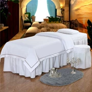 Chăm sóc da Beauty khăn trải giường denim bedspread vẻ đẹp massage giường SPA chăm sóc sắc đẹp dành riêng bộ 4 - Trang bị tấm