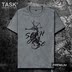 TASK Marine Seahorse Summer gốc lớn Mã bông ngắn tay áo thun nam và nữ Casual Hip-Hop trên 0007 