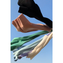 Pregnant woman cloak Korean scarf thin womens outer waistband air conditioning shawl spring summer knots small solid color ice silk knitting