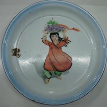 34 cm character pattern enamel plate 70 Changchun 78 products