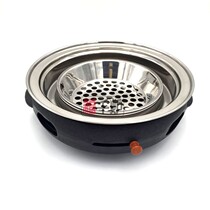 Large stainless steel Korean carbon oven Cast iron oven Barbecue pot Commercial barbecue stove Table charcoal oven