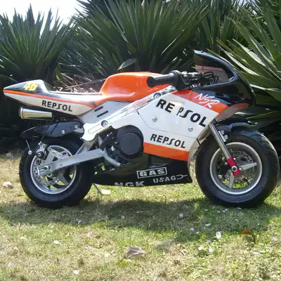 49CC mini small sports car motorcycle road racing small mini imitation race two-stroke engine mtc18