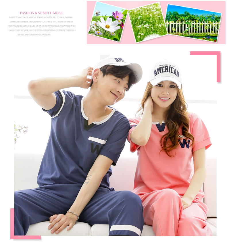 Pyjama mixte en Coton à manche courte - Ref 3004664 Image 23