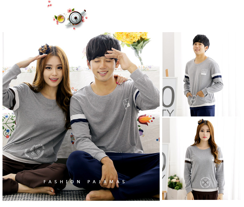 Pyjama mixte en Coton à manches longues - Ref 3004536 Image 8