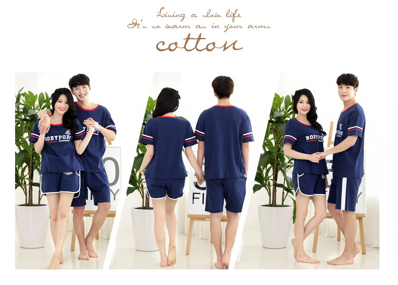 Pyjama mixte en Coton à manche courte - Ref 3004632 Image 9