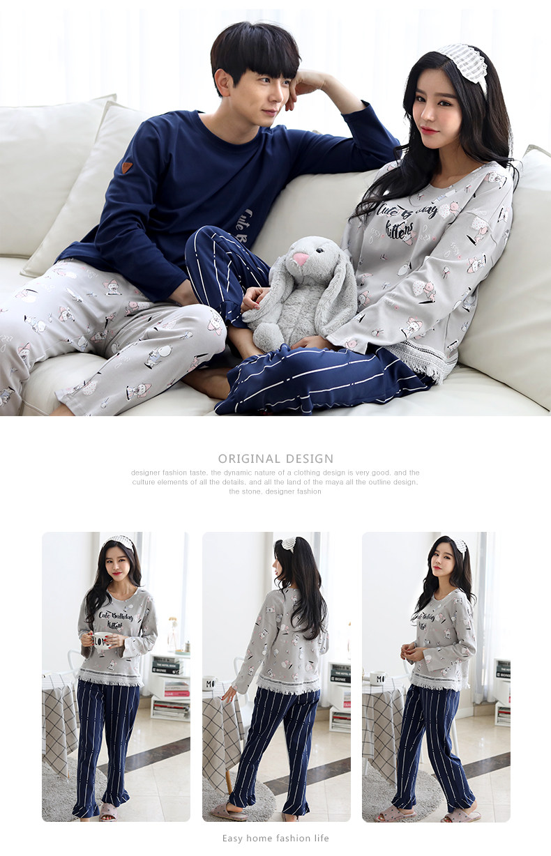 Pyjama mixte en Coton à manches longues - Ref 3004564 Image 9