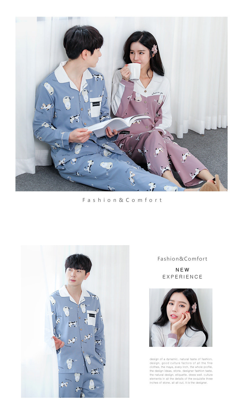 Pyjama mixte en Coton à manches longues - Ref 3004663 Image 13