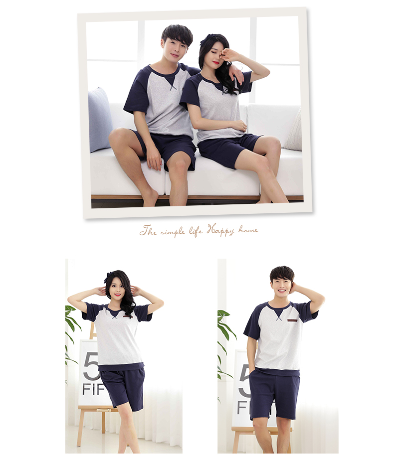 Pyjama mixte en Coton à manche courte - Ref 3004489 Image 12