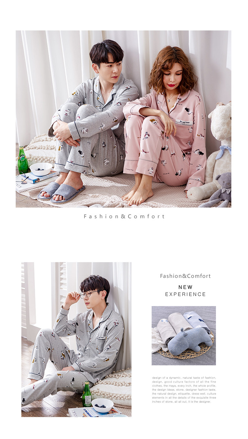 Pyjama mixte en Coton à manches longues - Ref 3004636 Image 13