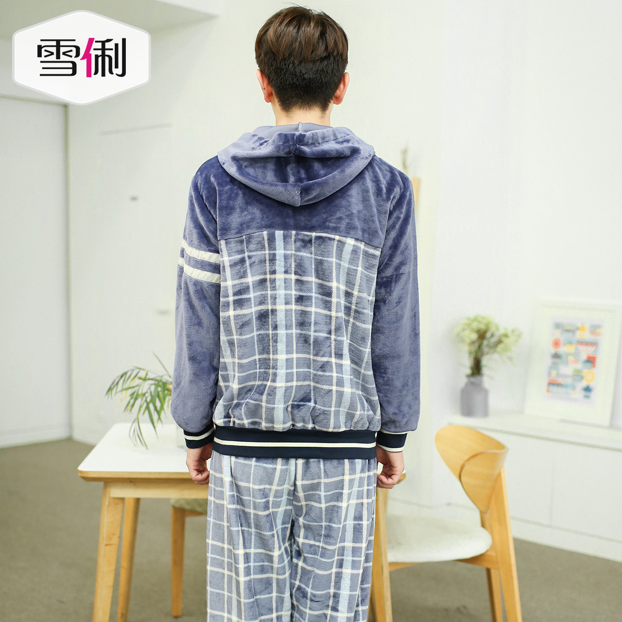 Pyjama mixte en Polyester Polyester  à manches longues - Ref 3004539 Image 4