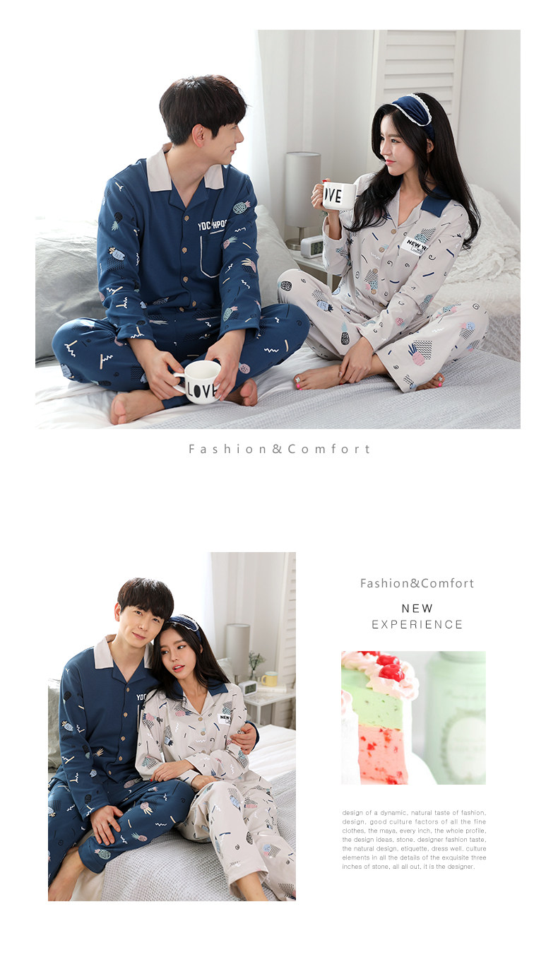 Pyjama mixte en Coton à manches longues - Ref 3004655 Image 12