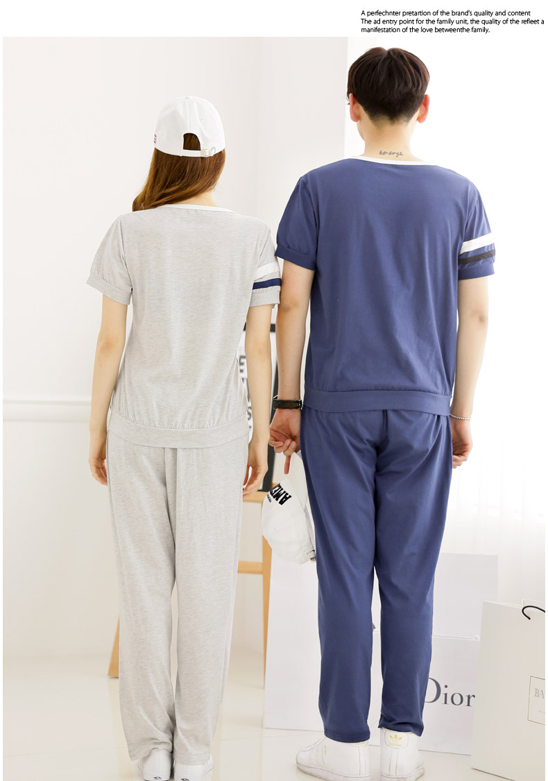 Pyjama mixte en Coton à manche courte - Ref 3004664 Image 18