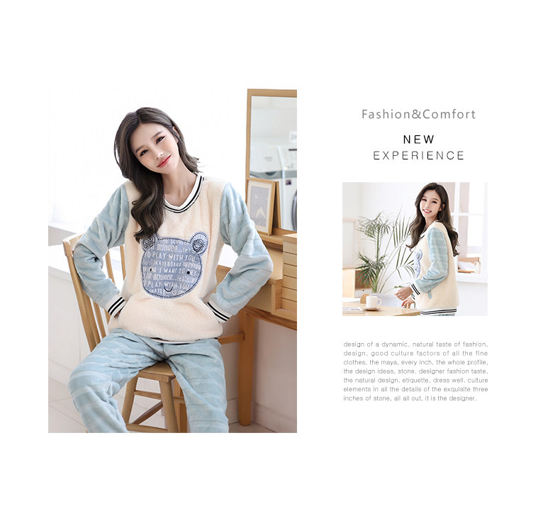 Pyjama mixte en Polyester Polyester  à manches longues - Ref 3004660 Image 16