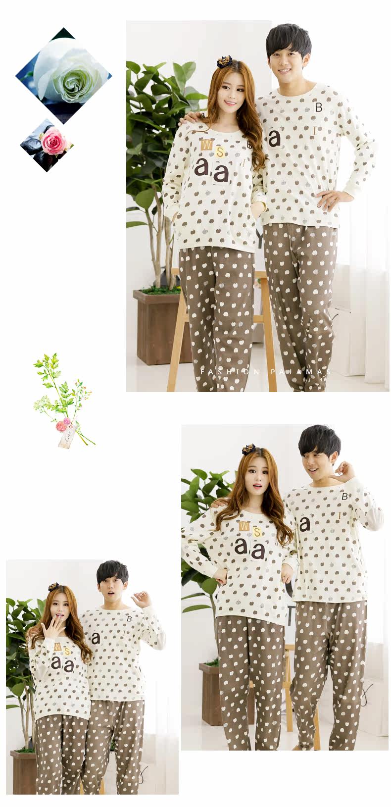 Pyjama mixte en Coton à manches longues - Ref 3004599 Image 10