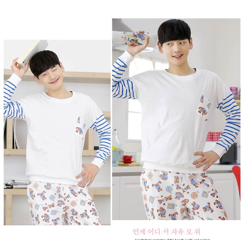 Pyjama mixte en Coton à manches longues - Ref 3004505 Image 16