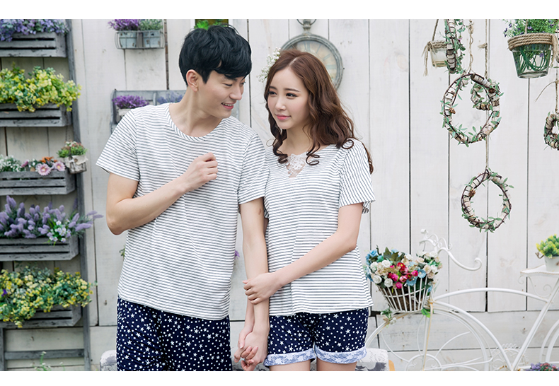 Pyjama mixte en Coton à manche courte - Ref 3004626 Image 14