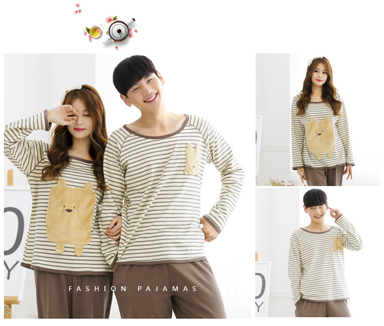 Pyjama mixte en Coton à manches longues - Ref 3004593 Image 9